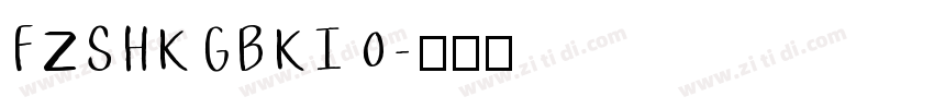FZSHK GBKI 0字体转换